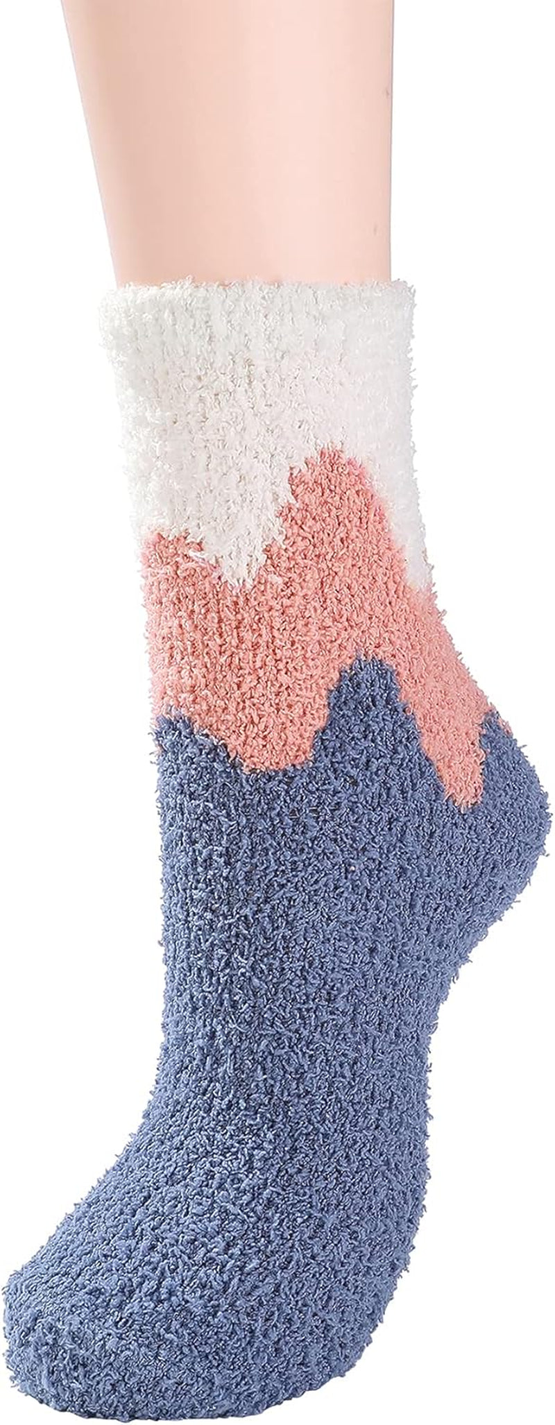 Cozy Fuzzy Socks for Women Non Slip Socks Slipper Socks Fluffy Socks Hospital Socks with Grips for Women Sleep